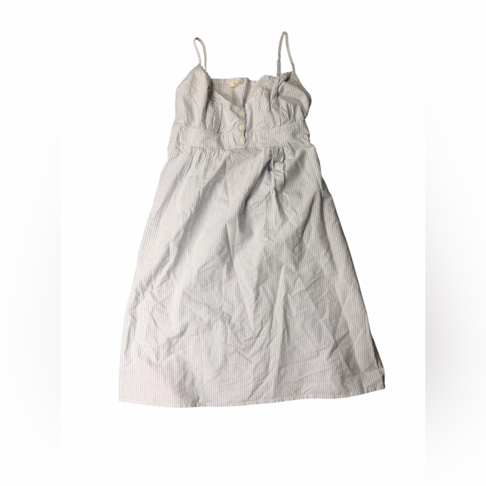 John Galt Blue and While Stripped Mini Dress